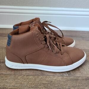 Aldo Men's Brown Ankle High Sneakers Size 7 Tie Lace Up‎ Casual Modern Preppy